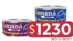 Masivos Cumaná atún desmenuzado en aceite oferta