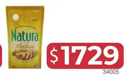 Masivos Natura mostaza oferta