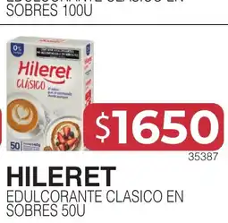 Masivos Hileret edulcorante clasico en sobres oferta