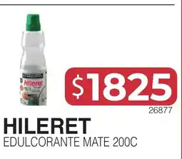 Masivos Hileret edulcorante mate 200c oferta