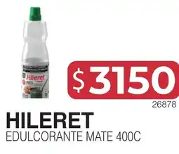 Masivos Hileret edulcorante mate 400c oferta