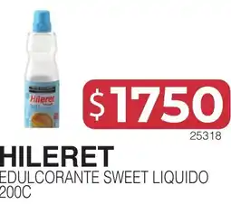 Masivos Hileret edulcorante sweet liquido oferta