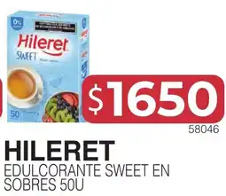 Masivos Hileret edulcorante sweet en sobres oferta