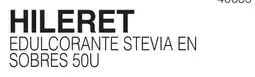 Masivos Hileret edulcorante stevia en sobres 50u oferta