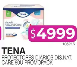 Masivos Tena protectores diarios dis.nat. care oferta