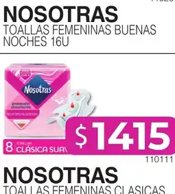 Masivos Nosotras toallas femeninas buenas noches oferta