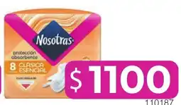 Masivos Nosotras protección absorbente 8 clásica esencial oferta