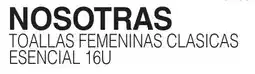 Masivos Nosotras toallas femeninas clasicas oferta