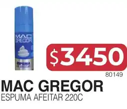 Masivos Mac gregor espuma afeitar 220c oferta