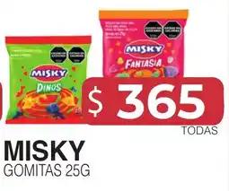 Masivos Misky gomitas oferta