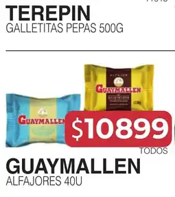 Masivos Guaymallen galletitas pepas 500g oferta