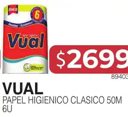 Masivos Vual papel higienico clasico oferta