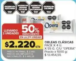 Carrefour Obleas clásicas oferta