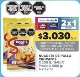 Carrefour Sadia - nuggets de pollo crocante oferta