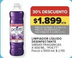 Carrefour Poett - limpiador líquido desinfectante oferta