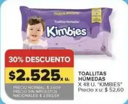 Carrefour Kimbies - toallitas húmedas oferta