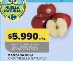 Carrefour Manzana roja oferta
