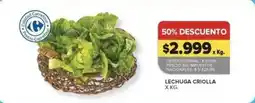 Carrefour Carrefour - lechuga criolla oferta