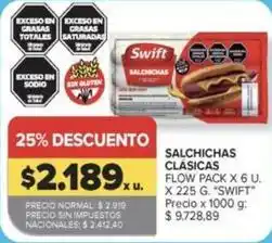 Carrefour Market Swift - salchichas clasicas oferta