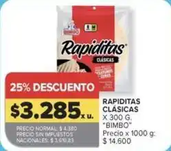 Bimbo - rapiditas clásicas