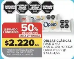 Opera - obleas clásicas