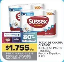 Carrefour Market Sussex - rollo de cocina oferta