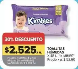 Carrefour Market Kimbies - toallitas húmedas oferta