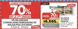 Carrefour Market Milanesas congeladas rebozadas de nalga/pollo/cerdo oferta