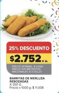Carrefour Market Barritas de merluza rebozadas oferta