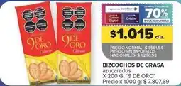 Carrefour Market 9 de oro - bizcochos de grasa azucarados oferta