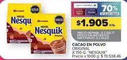 Carrefour Market Nesquik - cacao en polvo original oferta