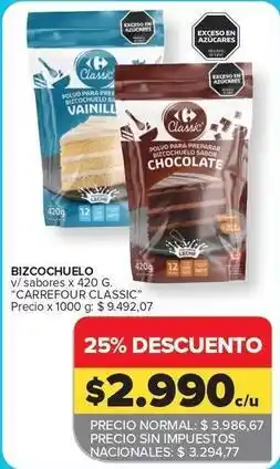 Carrefour Market Carrefour - bizcochuelo oferta