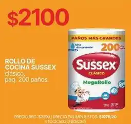 Supermercados Vea Sussex - rollo de cocina oferta