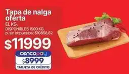 Supermercados Vea Tapa de nalga oferta
