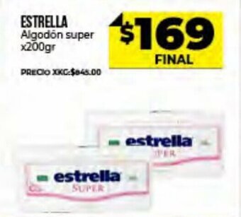 Supermayorista Vital Estrella Algodön Super x 200 gr oferta