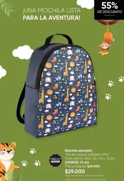 Avon Mochila animales oferta