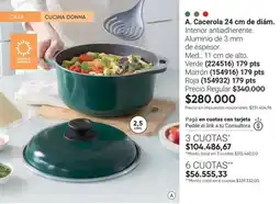 Avon Mm - cacerola 24 cm oferta