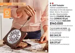 Avon Mm - a. grill tostador oferta