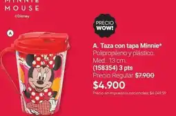 Avon Minnie mouse - taza con tapa minnie (158354) 3 pts oferta