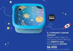 Avon Contenedor cuadrado universo (208927) oferta