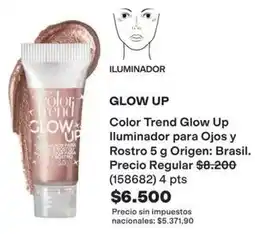 Avon Origen - color trend glow up iluminador para ojos y rostro 5 g oferta