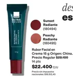 Avon Avon - rubor facial en crema oferta