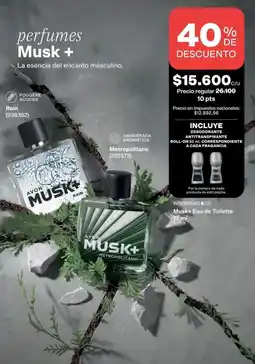 Avon Avon - musk + eau de toilette oferta