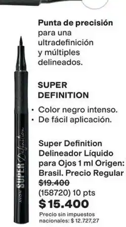 Avon Avon - super definition delineador líquido para ojos 1 ml (158720) oferta