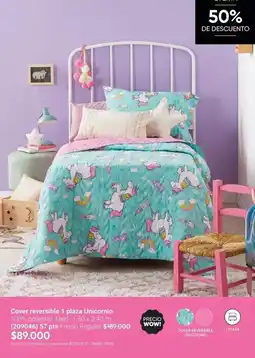 Avon Cover reversible 1 plaza unicornio (201046) oferta