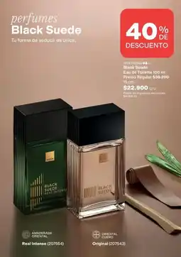 Avon Avon - black suede real intense eau de toilette 100 ml oferta