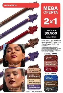 Avon Negro - color trend lápiz delineador oferta