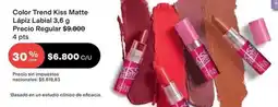 Avon Color trend kiss matte lápiz labial 3,6 g oferta