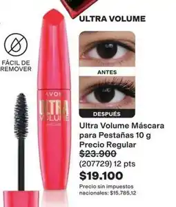 Avon Avon - ultra volume máscara para pestanas 10 g (207729) oferta