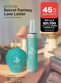 Avon Fantasy - secret love letter perfume oferta
